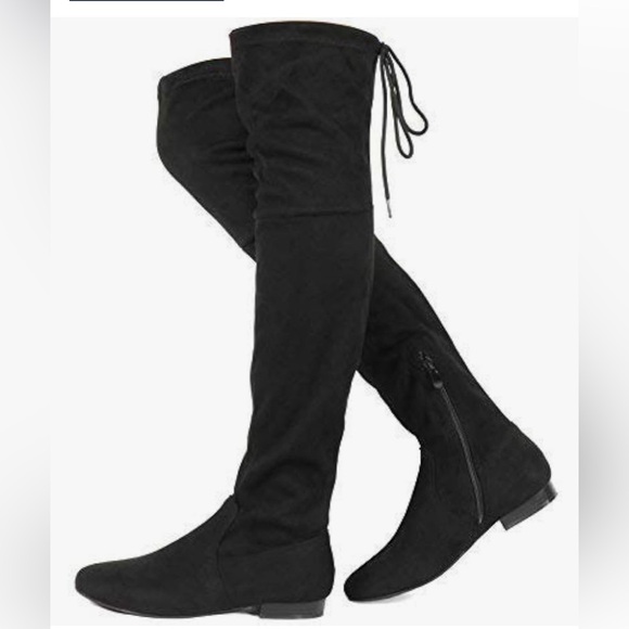 Over the Knee Black Boots - Picture 4 of 5